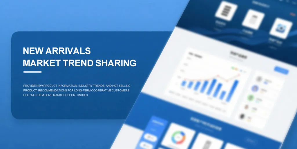 Regular new product recommendations and market trend sharing