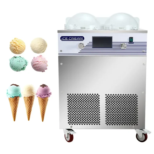 Intelligent vertical double-head hard ice cream machine MQ-L19BY