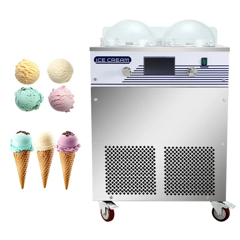 Intelligent vertical double-head hard ice cream machine MQ-L19BY